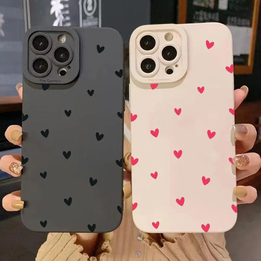 Flutter Hearts iPhone Case